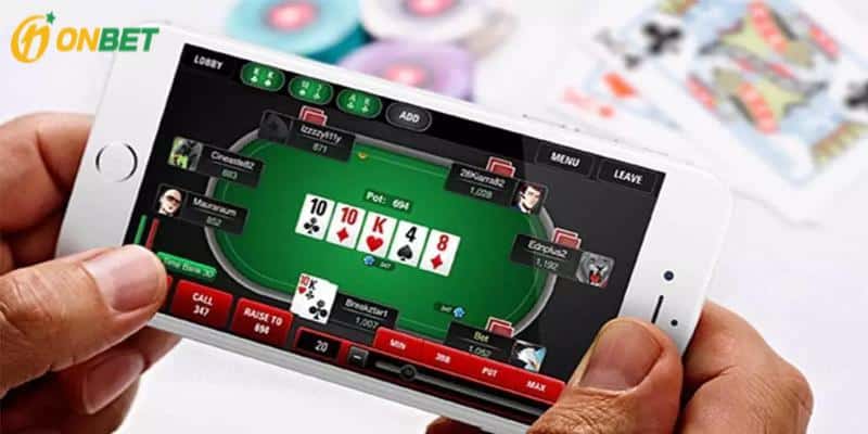 App chơi poker có đa dạng kiểu cược